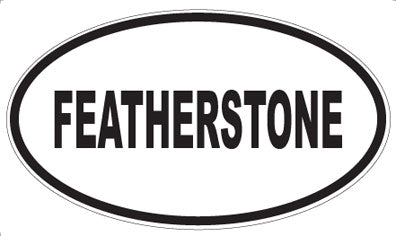FEATHERSTONE - Oval Sticker