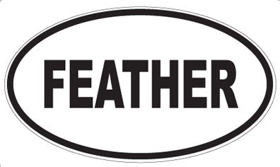 FEATHER - Oval Magnet