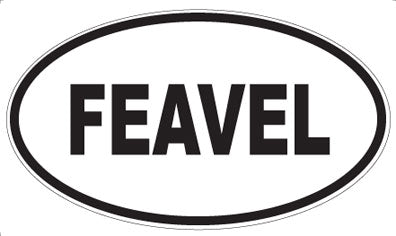 FEAVEL - Oval Magnet
