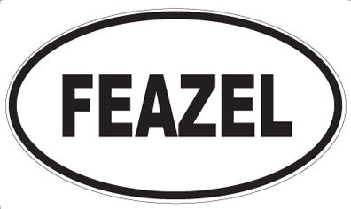 FEAZEL - Oval Magnet