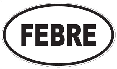 FEBRE - Oval Sticker