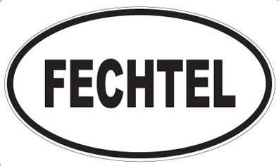 FECHTEL - Oval Sticker