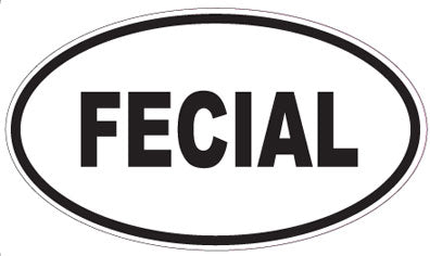 FECIAL - Oval Sticker