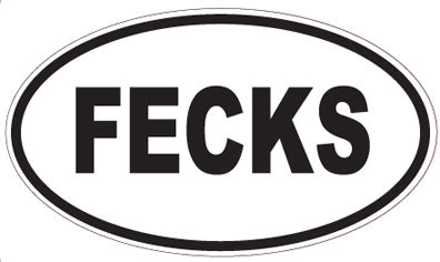 FECKS - Oval Magnet