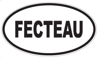 FECTEAU - Oval Magnet