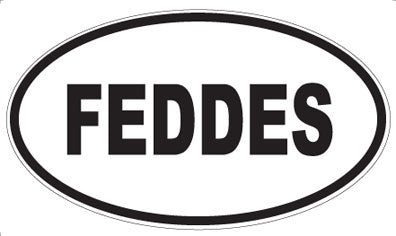 FEDDES - Oval Magnet