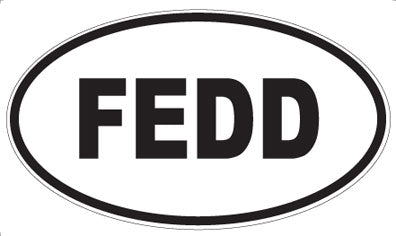 FEDD - Oval Magnet