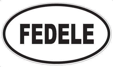 FEDELE - Oval Magnet