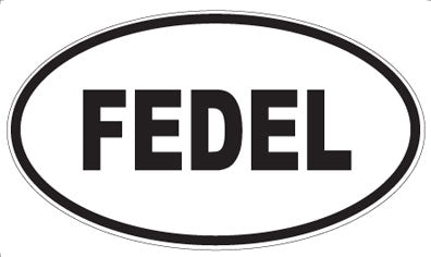 FEDEL - Oval Magnet