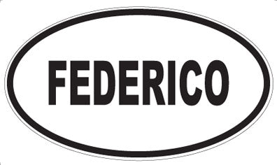 FEDERICO - Oval Magnet
