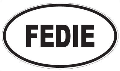 FEDIE - Oval Magnet