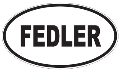 FEDLER - Oval Magnet