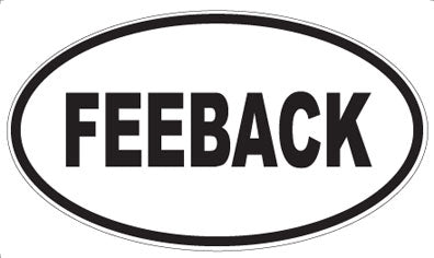 FEEBACK - Oval Magnet