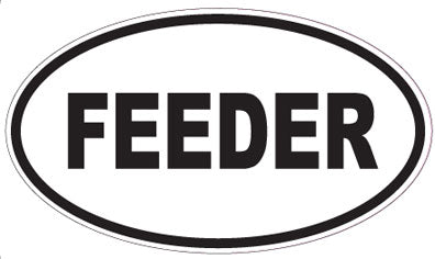 FEEDER - Oval Sticker