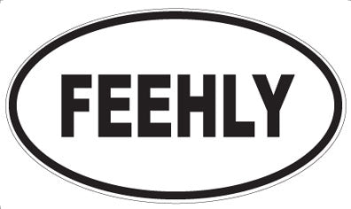 FEEHLY - Oval Magnet