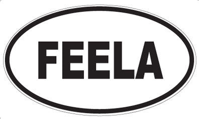 FEELA - Oval Sticker