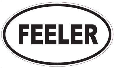 FEELER - Oval Sticker