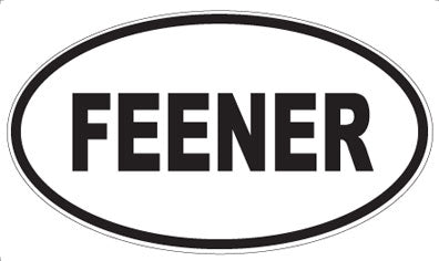 FEENER - Oval Sticker
