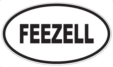 FEEZELL - Oval Magnet