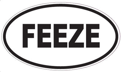 FEEZE - Oval Magnet