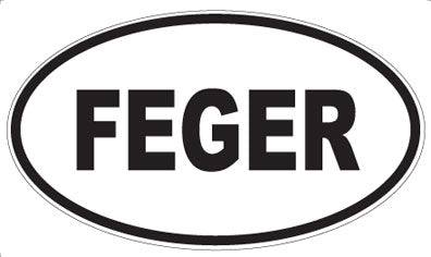 FEGER - Oval Magnet