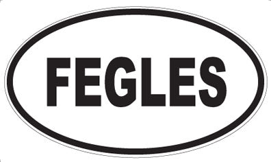FEGLES - Oval Magnet