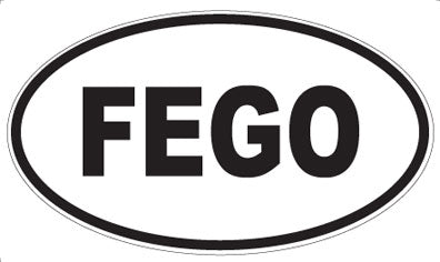 FEGO - Oval Magnet