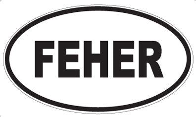 FEHER - Oval Magnet