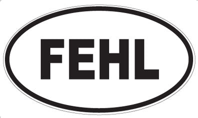 FEHL - Oval Magnet
