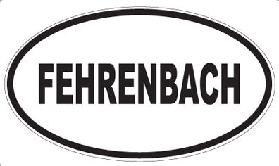 FEHRENBACH - Oval Magnet