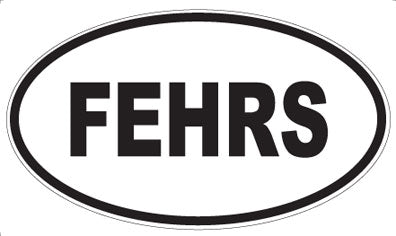 FEHRS - Oval Magnet