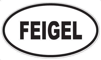 FEIGEL - Oval Sticker
