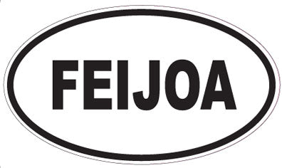 FEIJOA - Oval Sticker