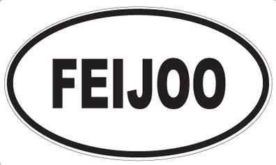 FEIJOO - Oval Sticker