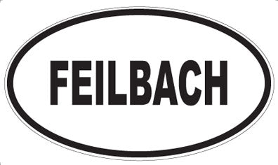 FEILBACH - Oval Sticker