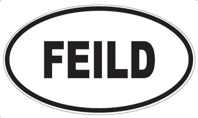 FEILD - Oval Magnet