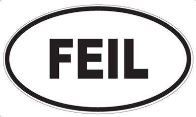FEIL - Oval Magnet