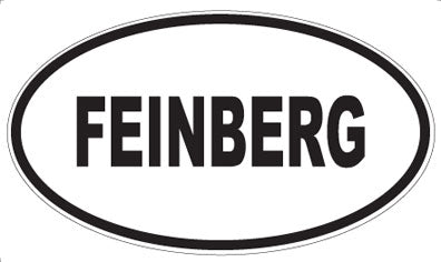FEINBERG - Oval Sticker