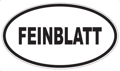 FEINBLATT - Oval Magnet