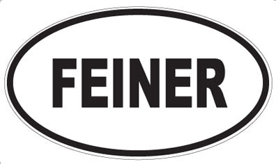 FEINER - Oval Sticker