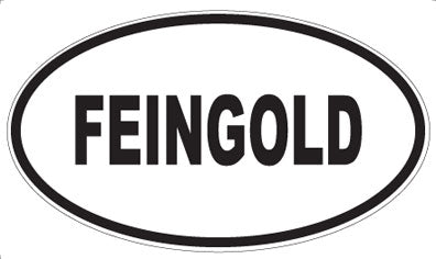 FEINGOLD - Oval Sticker