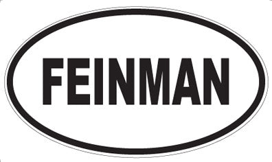FEINMAN - Oval Magnet
