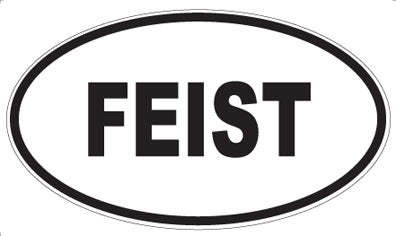 FEIST - Oval Sticker