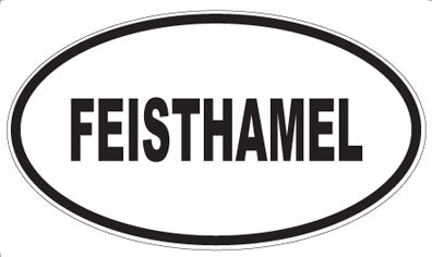 FEISTHAMEL - Oval Sticker