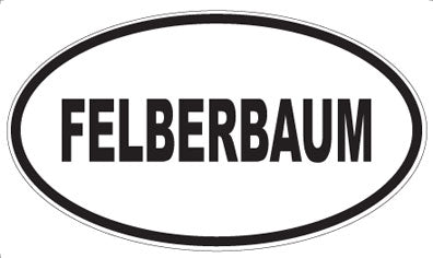 FELBERBAUM - Oval Magnet