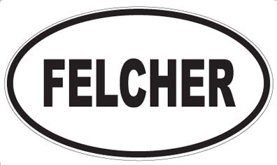 FELCHER - Oval Magnet