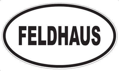FELDHAUS - Oval Sticker