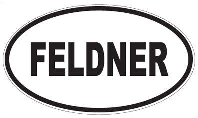 FELDNER - Oval Sticker