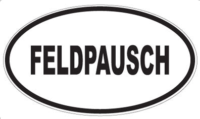 FELDPAUSCH - Oval Magnet