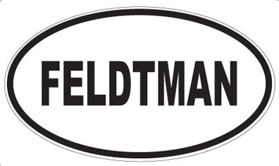 FELDTMAN - Oval Magnet